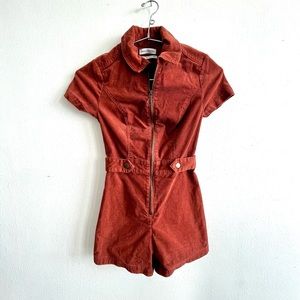 Urban Outfitters 70s Corduroy Romper